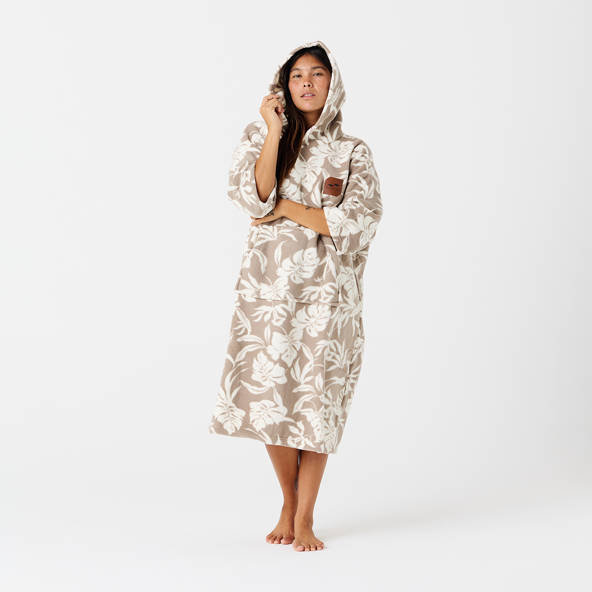 Hauke Chilling Fleece Poncho – Slowtide